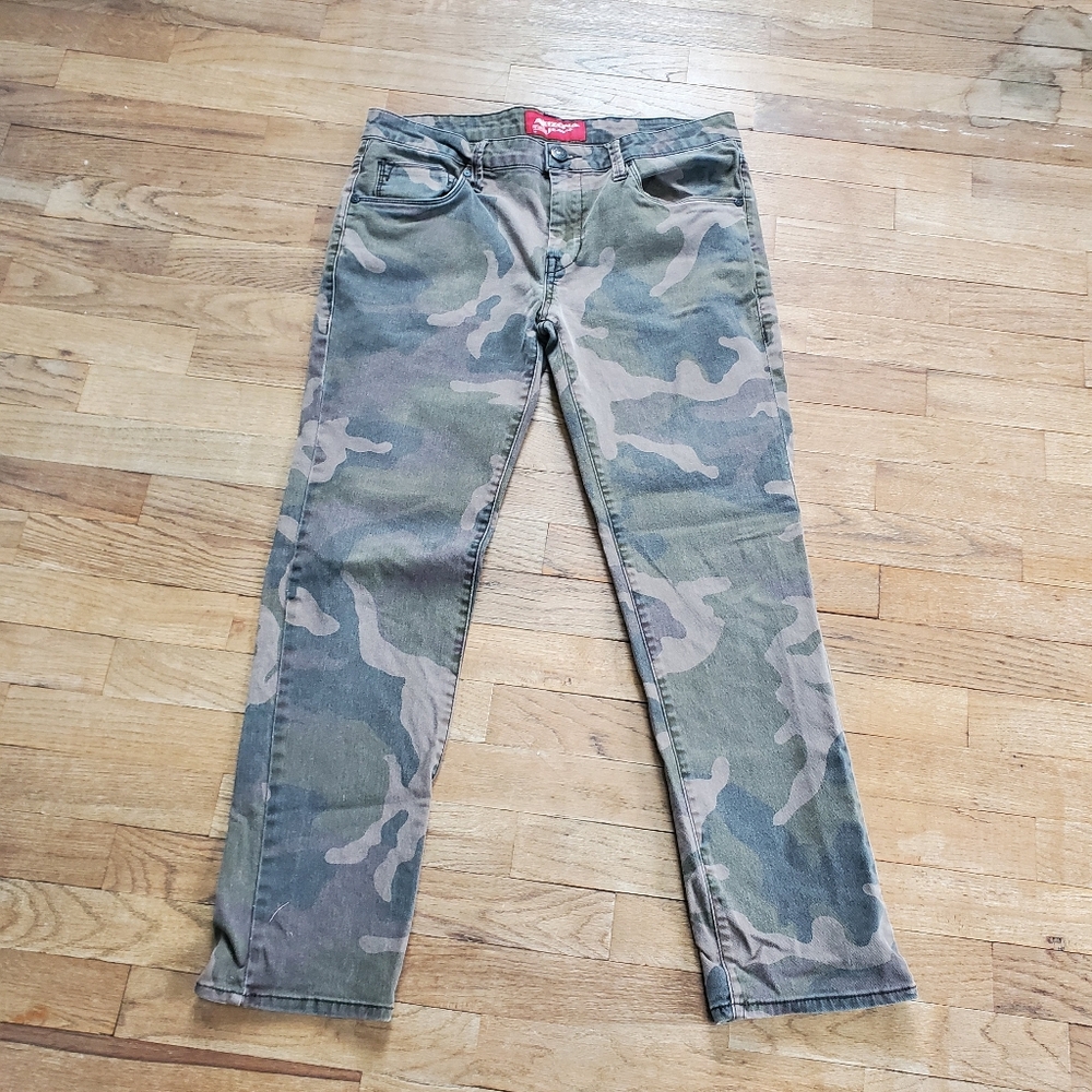 Camo Skinny Jeans Men's Size 34x40 Arizona Jeans